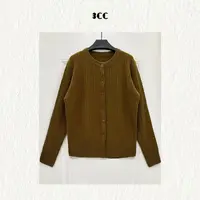 3CC【 复古万能开衫】复古秋冬圆领软糯设计感长袖开衫女89237