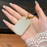 【凰一品】俄料糖牌吊坠18k金