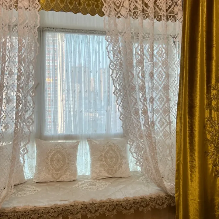 39号商品上海手工纱（枕头桌布床盖被子窗帘桌旗）