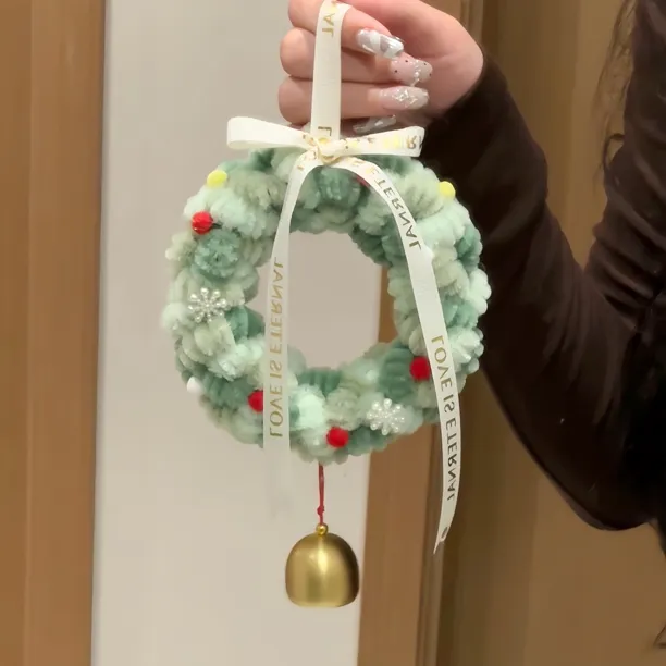 扭扭棒圣诞树花环挂件手工diy雪花圣诞树材料包礼物驾车个人用品