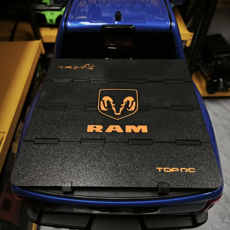 TOPRC KM雷神 霸王龙 尾箱折叠盖板 磁吸后盖 定制装饰件