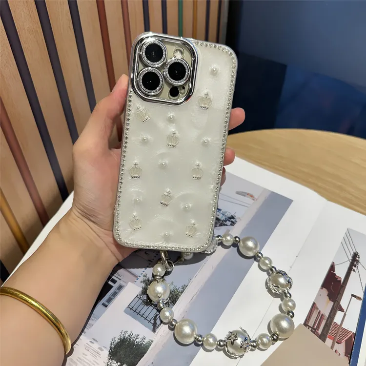轻奢ins风高级感皇冠手机壳适用苹果17Pro小米oppo镜头膜华为vivo