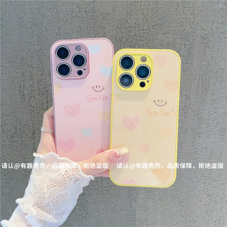 玻璃壳适用苹果16/iphone/华为荣耀/OPPO/VIVO/小米/手机壳爆款潮