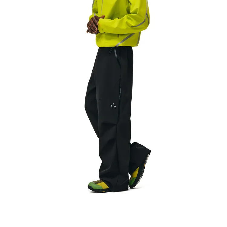 FPA户外软壳亲肤垂感拉链裤男女款秋冬季直筒运动宽松百搭长裤