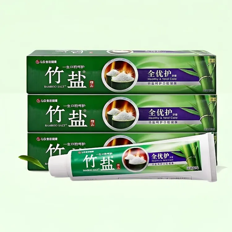 BAMBOO SALT/竹盐LG精品全优护牙膏220g口气清新清洁