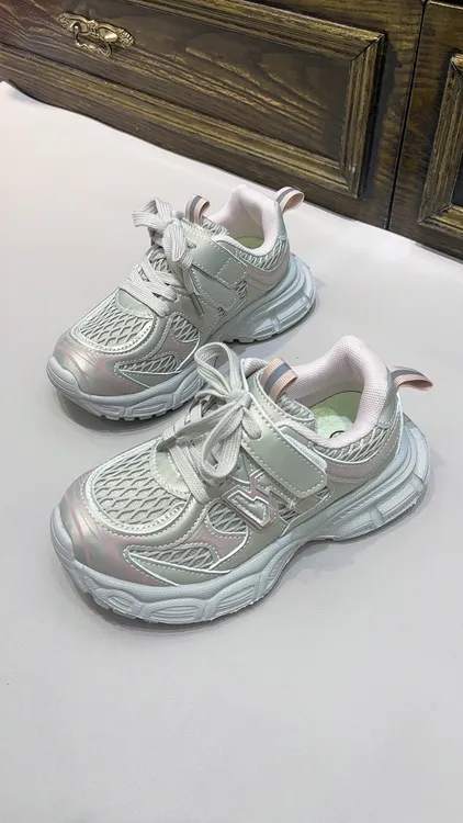 2025新款时尚运动老爹鞋时尚百搭透气厚底厚底儿童潮流