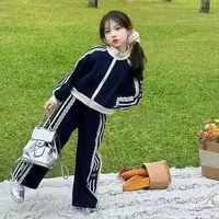 小菲特2025秋季新款女童装中大童儿童洋气时尚休闲套装BGTQ52536