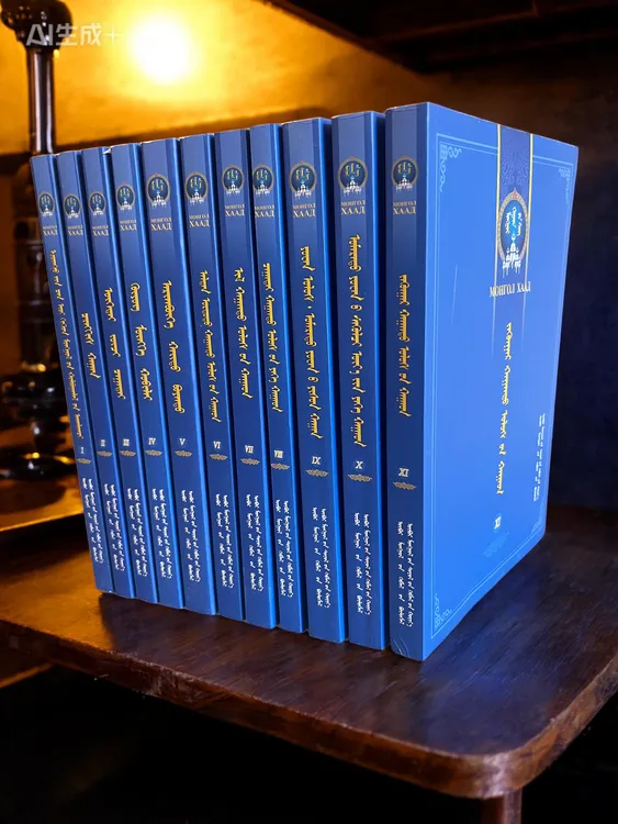 蒙古可汗系列书十一册（蒙古）贡伟勒斯等主编