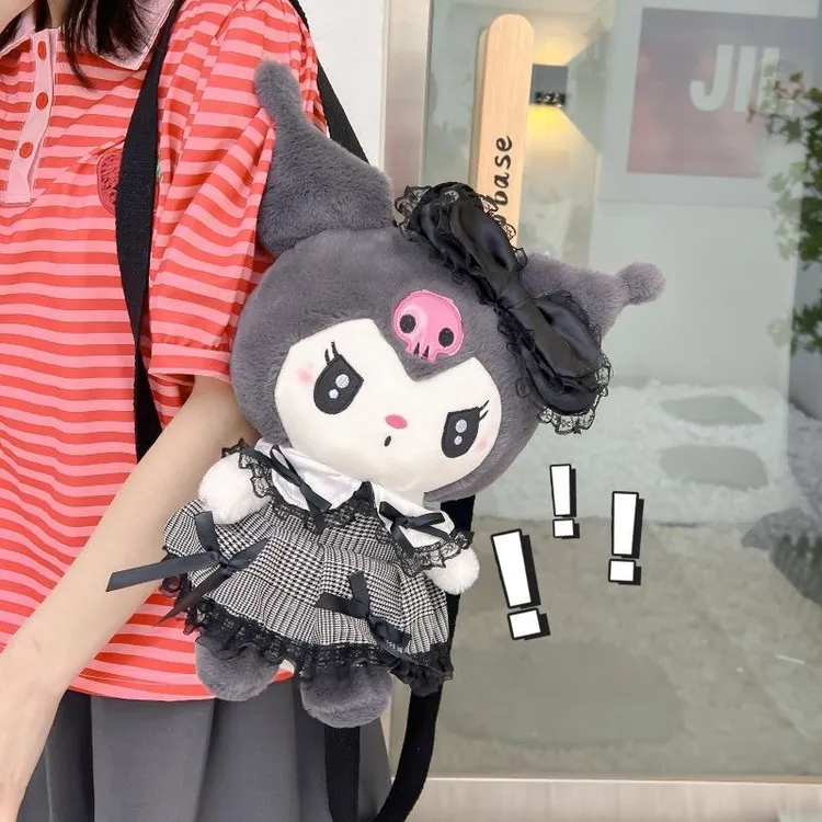 日系ins可爱裙子娃娃双肩包2025新款女孩玩偶公仔背包生日礼物