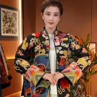 凤鸣朝阳/新中式春季新款重工刺绣上衣开衫2025A7633-小美