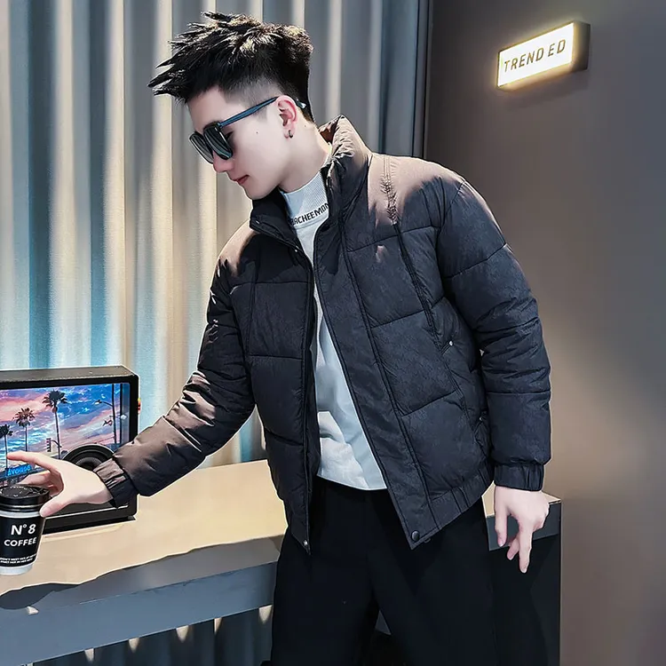 棉服男款冬季外套2025新款爆款立领棉衣休闲衣服高级感男装棉袄子