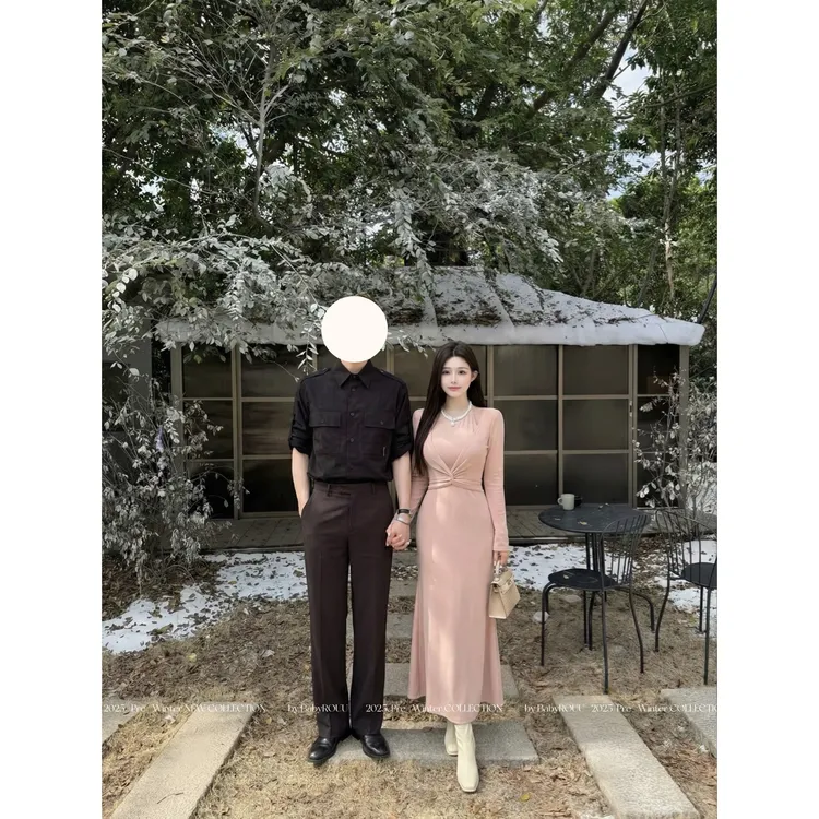 【姐姐味道】温与柔 比脚步声先到的是姐姐的香气~显瘦遮肉连衣裙