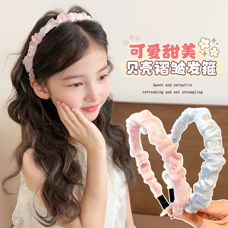 儿童小香风发箍女童防滑不勒头宝宝发卡女孩刘海碎发神器头箍头饰