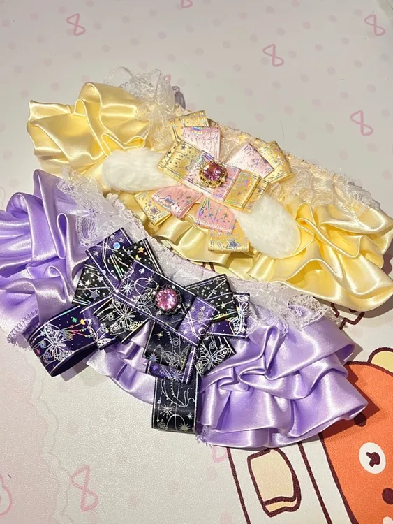 缎面洛丽塔猫猫狗狗口水巾no退no换