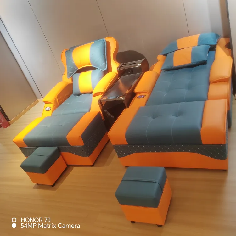 电动足浴沙发足疗床一体带盆可按摩洗脚泡脚采耳休息躺椅按摩床