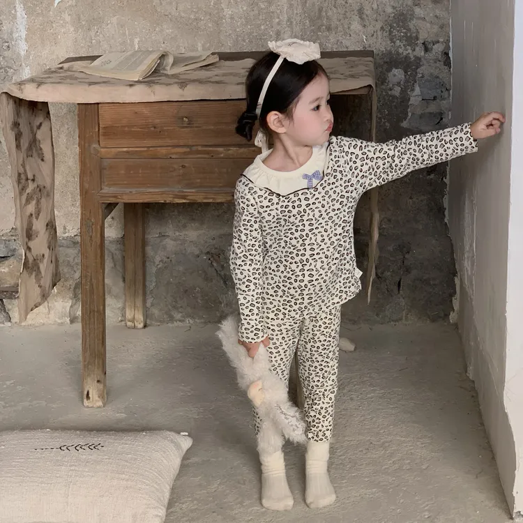 【10A抗菌】2025儿童秋季莱卡无骨套装宝宝秋衣秋裤男女睡衣家居服