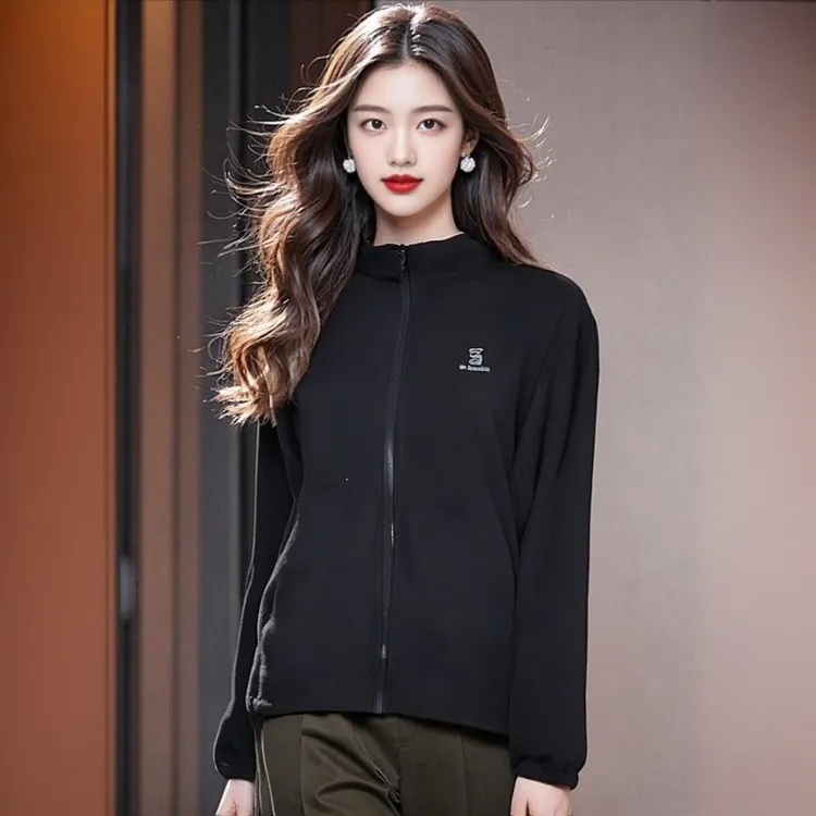 2025新秋冬款奥利绒立领男女款情侣外套