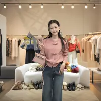 闵笑一【苏黎甜茶】国风新款温柔显瘦气质设计感休闲针织毛衣上衣