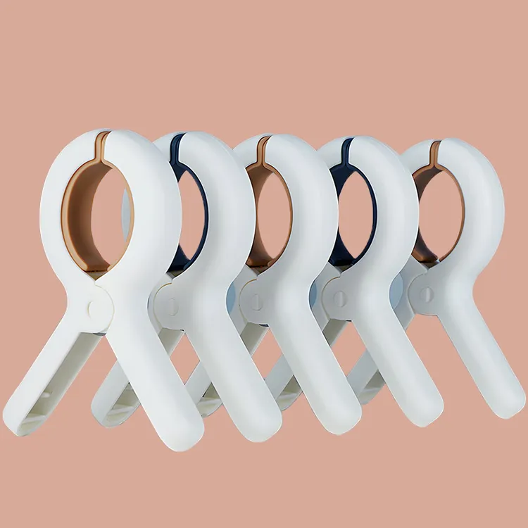 到手10个 防风夹子晾衣夹晒被子大夹子