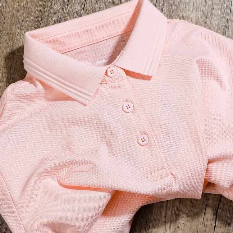 李宁半袖2025春季新品健身系列女子翻领百搭短袖POLO衫APLU198