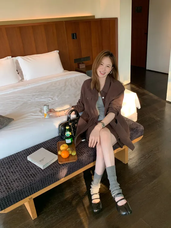 YYL 牛仔咖套装  2025秋款上新autumn   QQML2503406-QWML2503405