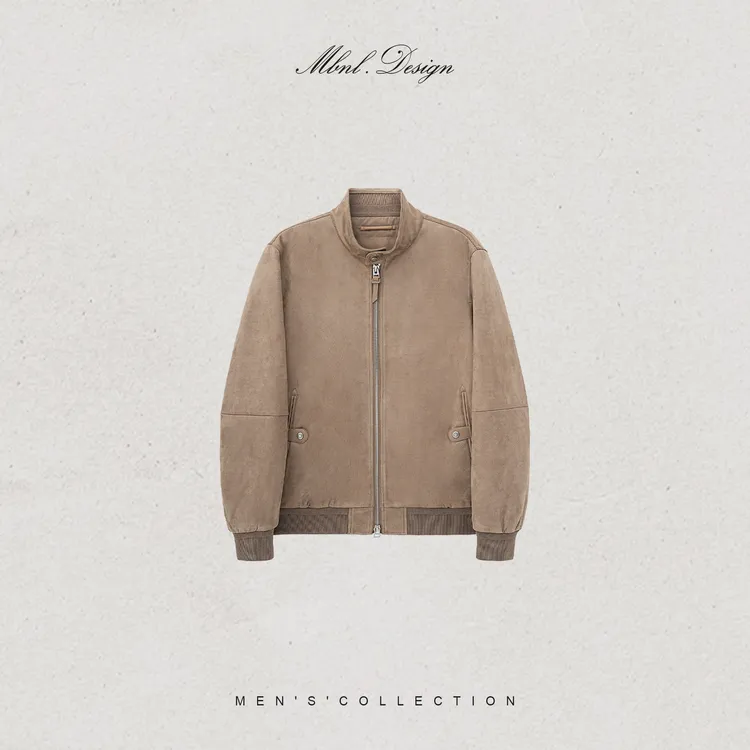 MBNL-F「G9夹克」秦磊男装冬款美丽诺羊毛立领夹克LL-WWT0030