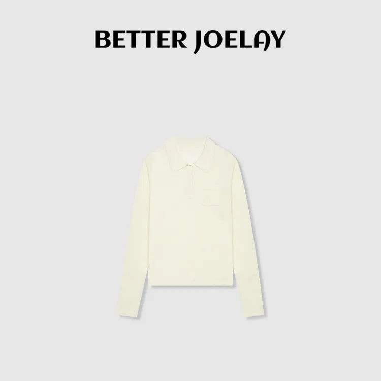 BETTER JOELAY-【思念浓度】时尚百搭简约T恤长袖潮流休闲风WS92265