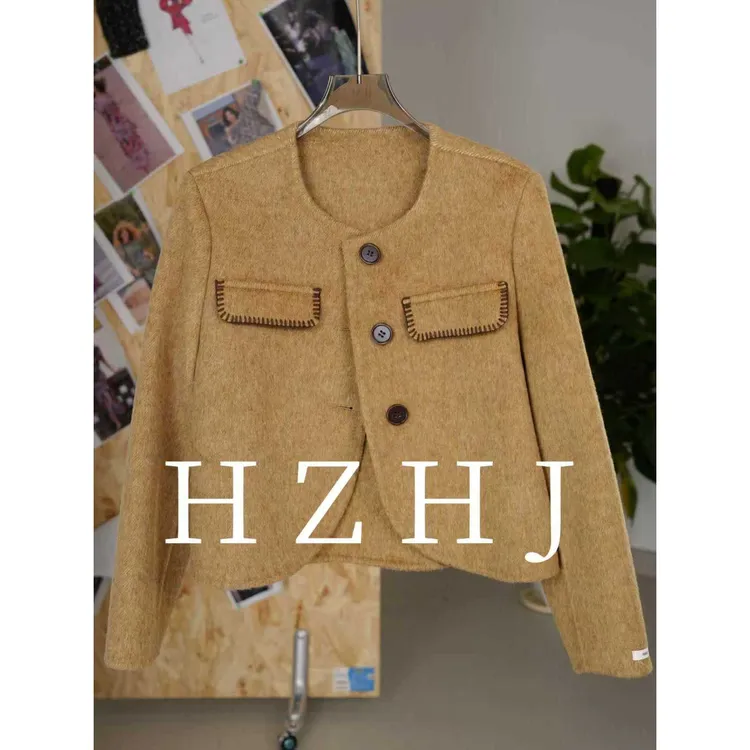 HZHJ走秀系列！设计师走秀款外套小香风