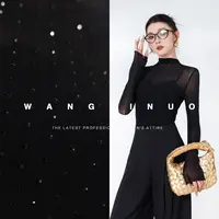MD定制·依诺【星钻公主】2025秋季黑色时尚轻奢气质欧若风显瘦上衣