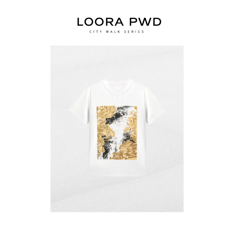 LOORAPWD/罗拉密码【棉】薄款彩绘百搭T恤25CJBZ0060N