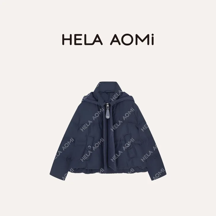 HELA AOMI“银河中空纱”90鸭绒撒银工艺耐寒羽绒服CY5DC64405