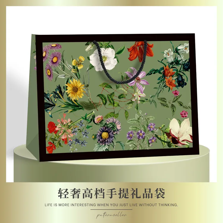时尚礼品袋定制实用手提袋礼品袋送礼高端睡衣包装礼盒高级感生日