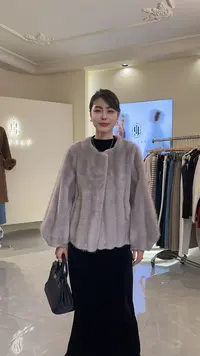 李园家1号店-6887-高级感气质一体绒外套