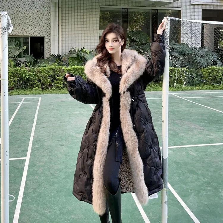 高级感炸街超好看小众气质外套女冬季新款加厚高端收腰女神