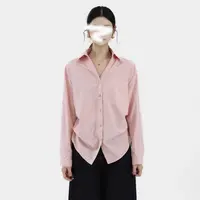 POLO领通勤百搭收腰韩系宽松衬衫女早秋季轻奢减龄洋气衬衣上衣