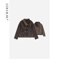 COCOLAN【爱德堡】皮双面穿短外套女CL8WT937