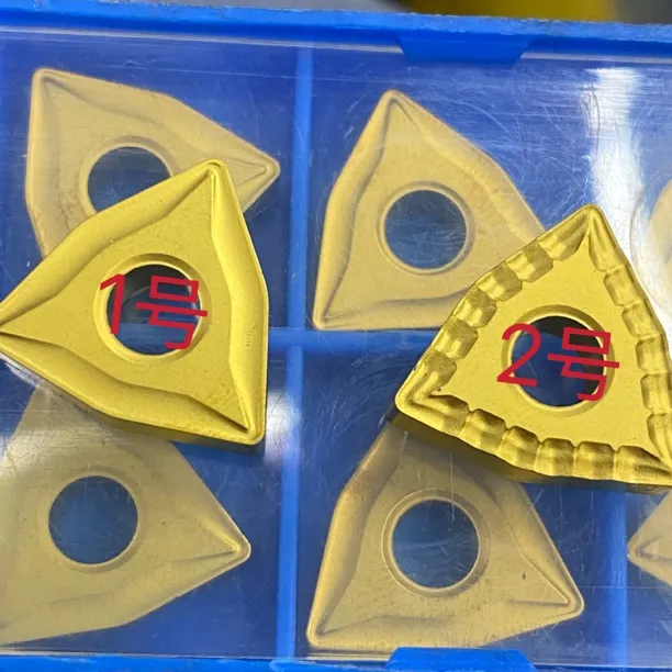 特价处理戴杰桃型三角型金属涂层刀片适用于钢件专用WNMG080408