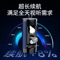 耳派太空舱旋转蓝牙耳机铝合金HIFI音质长续航触控运动蓝牙耳机