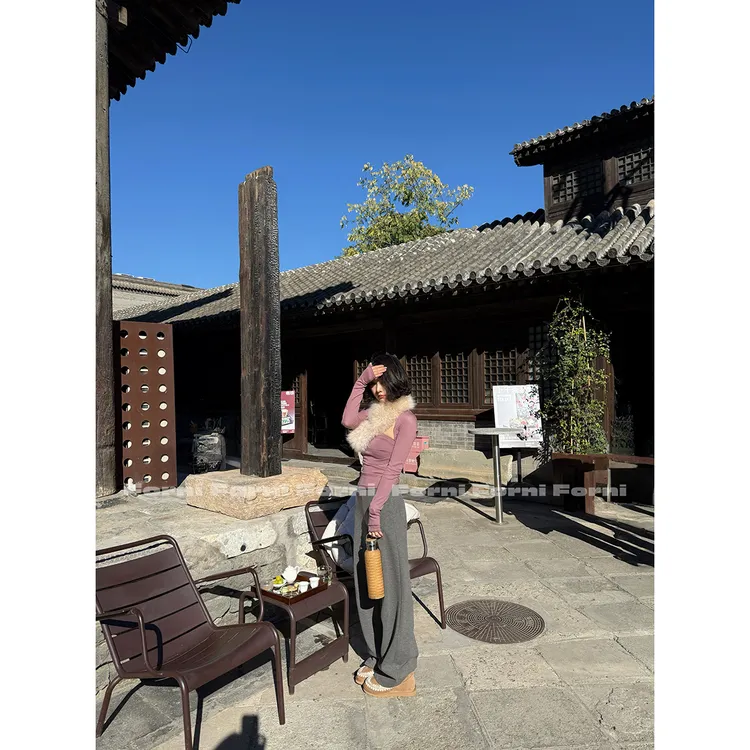 FORNI 冬天版的空气裤2.0 加绒加厚直筒卫裤