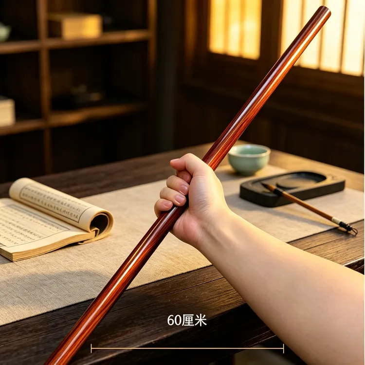 60公分小叶紫檀车载盘玩把玩防身圆棍
