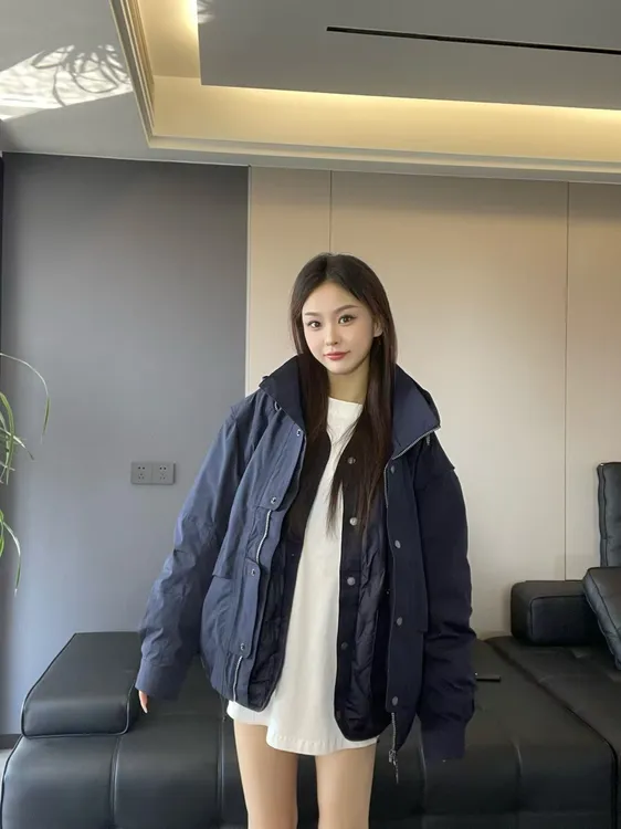 到位25ss秋冬日系90白鸭绒三合一户外硬壳冲锋连帽羽绒服PK6006