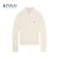 Ralph Lauren拉夫劳伦女装 25年秋宽松版型半拉链针织衫211972130
