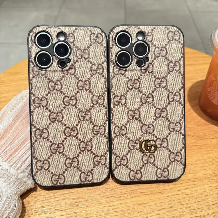 苹果16promax手机壳G家全包适用iPhone13情侣款14pro皮质15pm网红