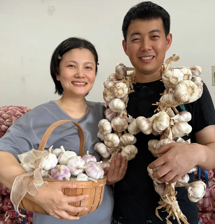邳州紫白皮大蒜头5.5-6.5cm2025新干蒜可做腊八蒜糖醋蒜邳州特产