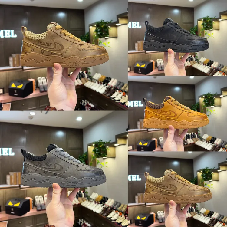 2025年秋冬单棉同款时尚百搭气质潮流低邦男士休闲鞋（偏大一码）