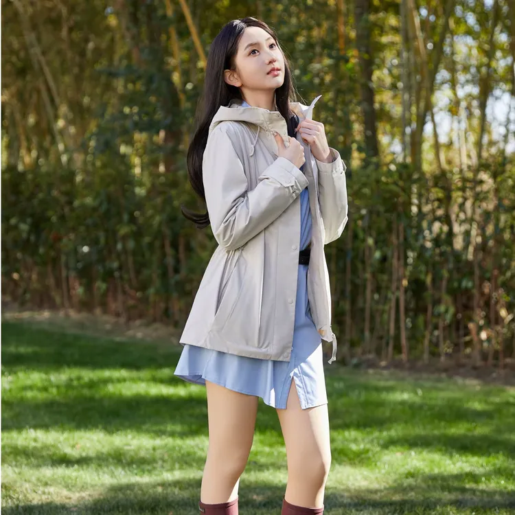 【25年爆款夹克】AIGLE艾高流光风新款GTX防风防雨透汽户外夹克BF13