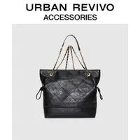 【HOT】URBAN REVIVO2025秋季新款女士菱格单肩背包UAWB50253