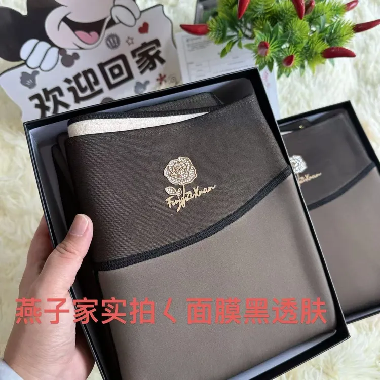 加厚约620克高腰面膜黑丝一线裆透肤打底裤