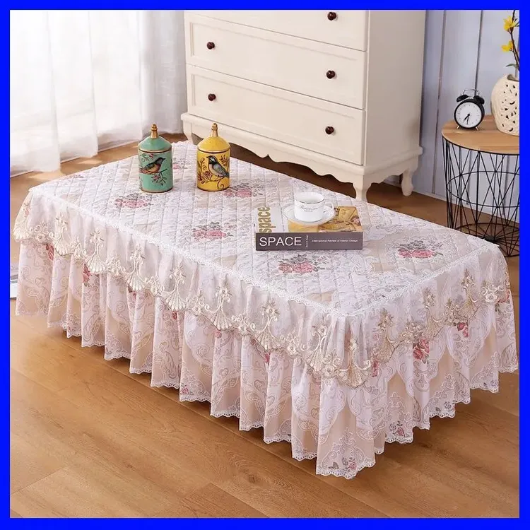 家用茶几罩桌布茶几套防滑加厚款做餐桌布艺家用客厅茶几垫防尘罩