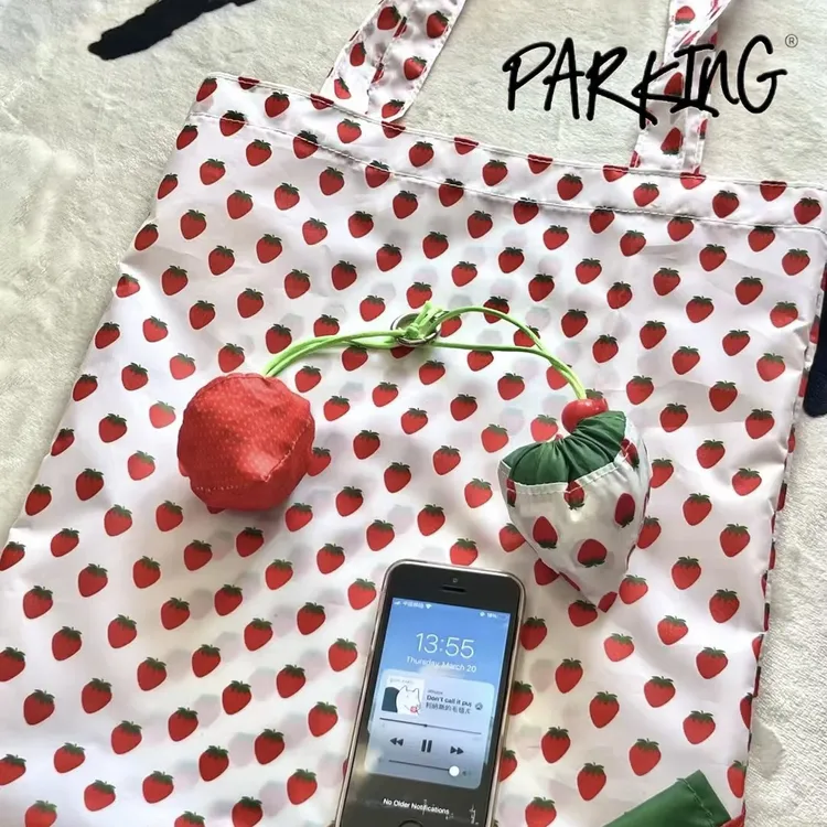 PARKING便携百搭ins风波点碎花单肩包时尚韩版